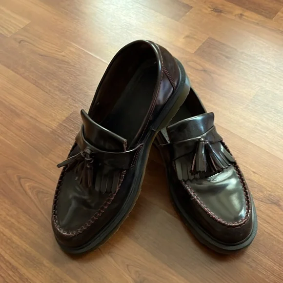 Dr. Martens | Shoes | Doc Martens Adrian Oxblood Tassle Loafers 